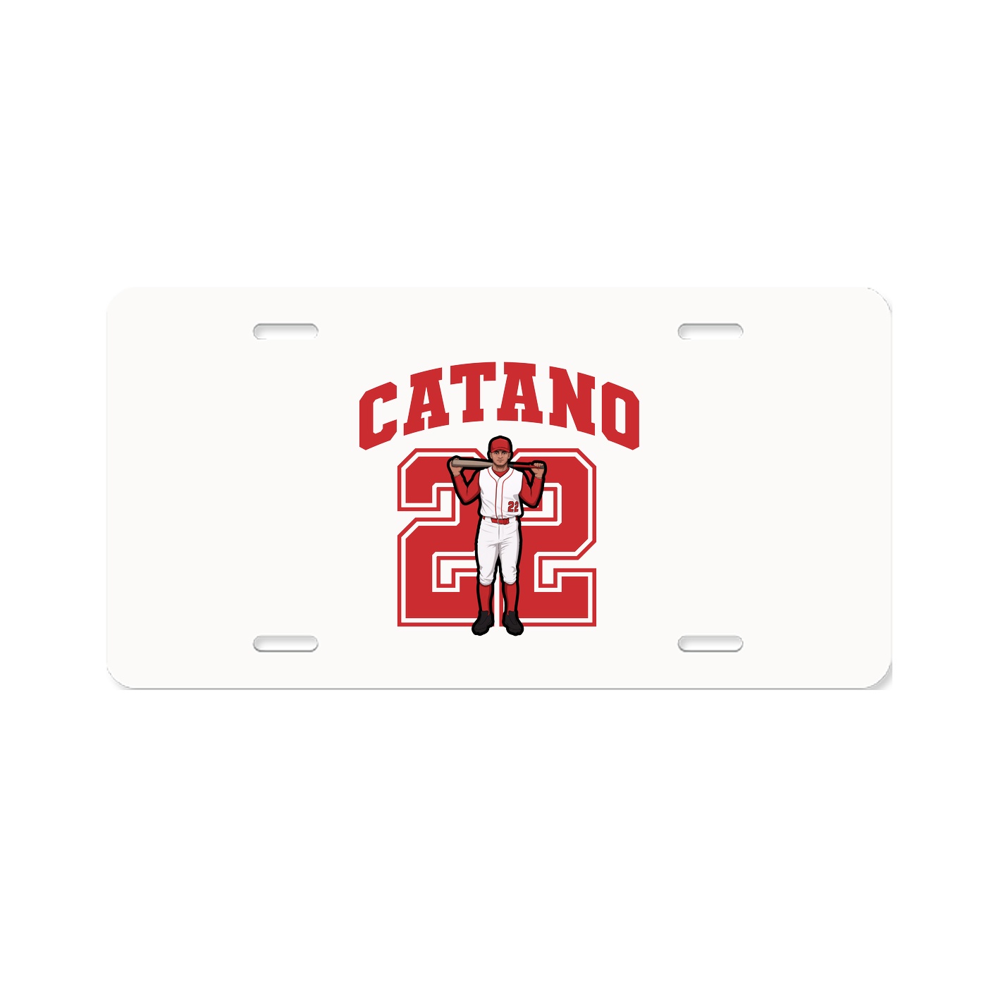 License Plate — Number in Classic