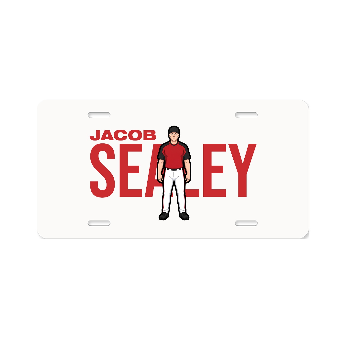 License Plate — Player Name in Classic