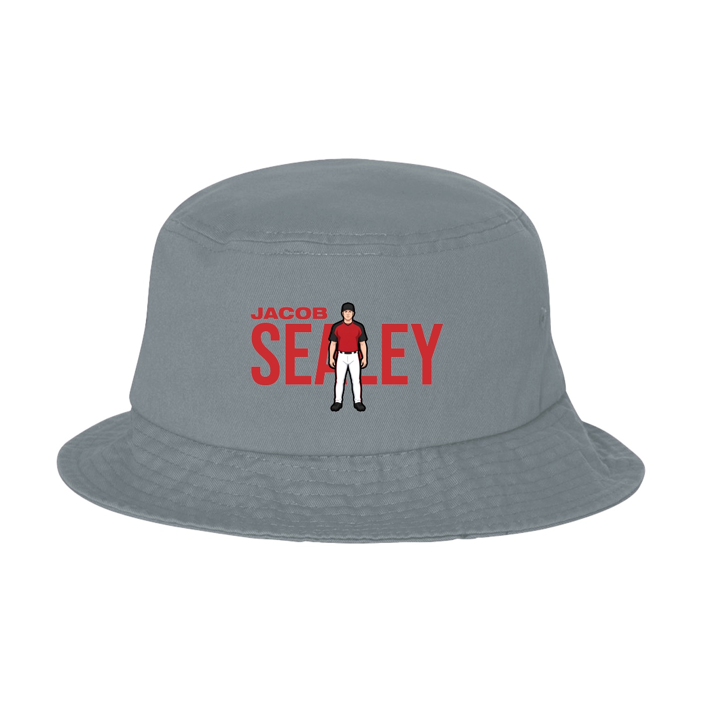 Bucket Cap — Player Name in Grey