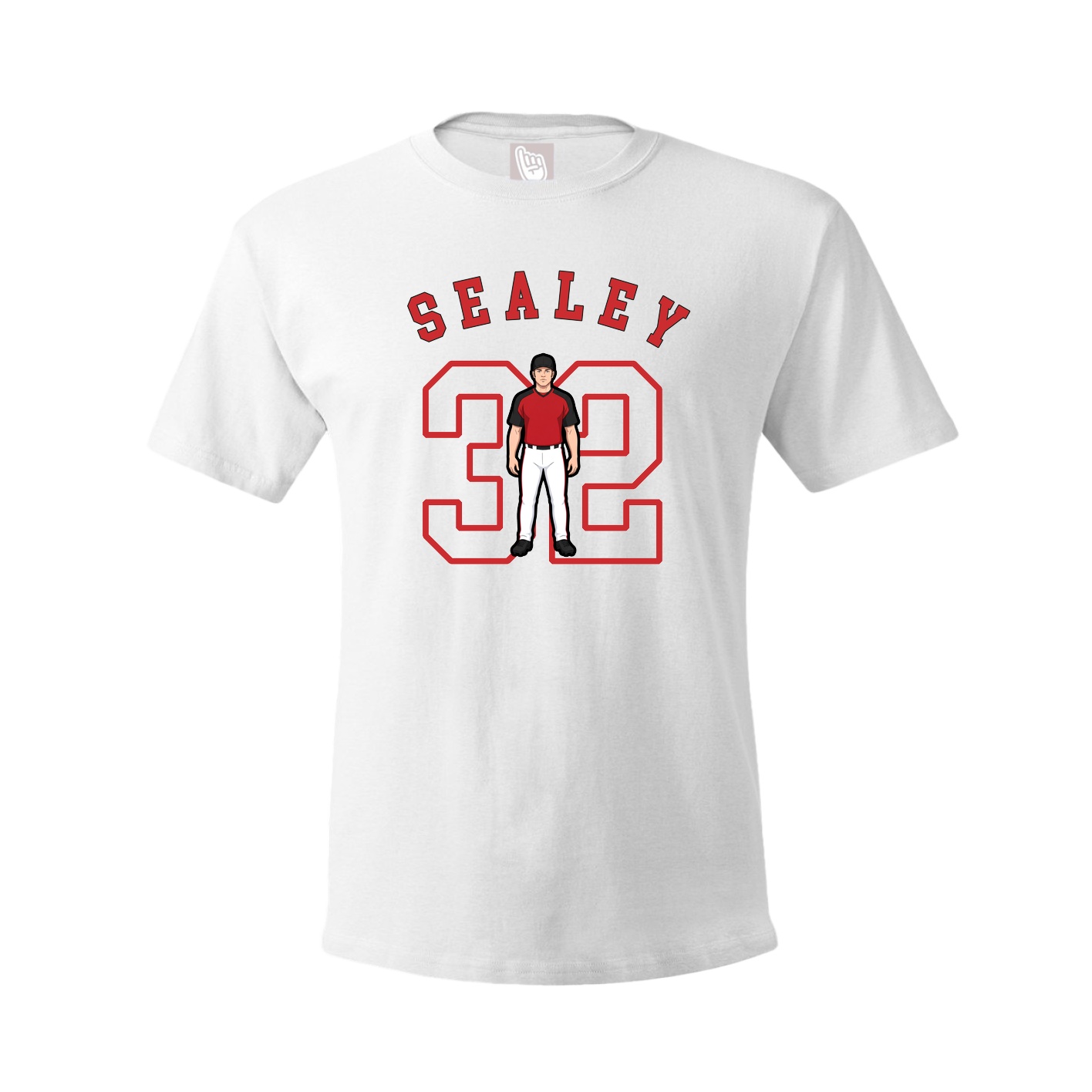 Youth Tee — Shirsey Arch in White