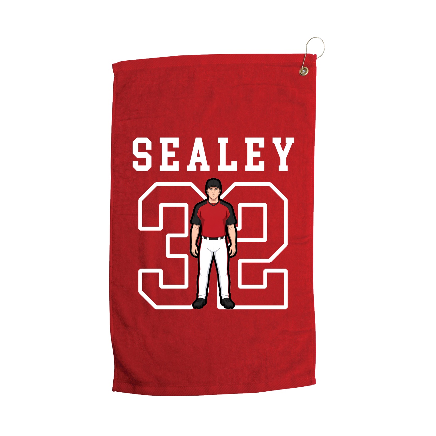 Golf Towel — Shirsey in Red