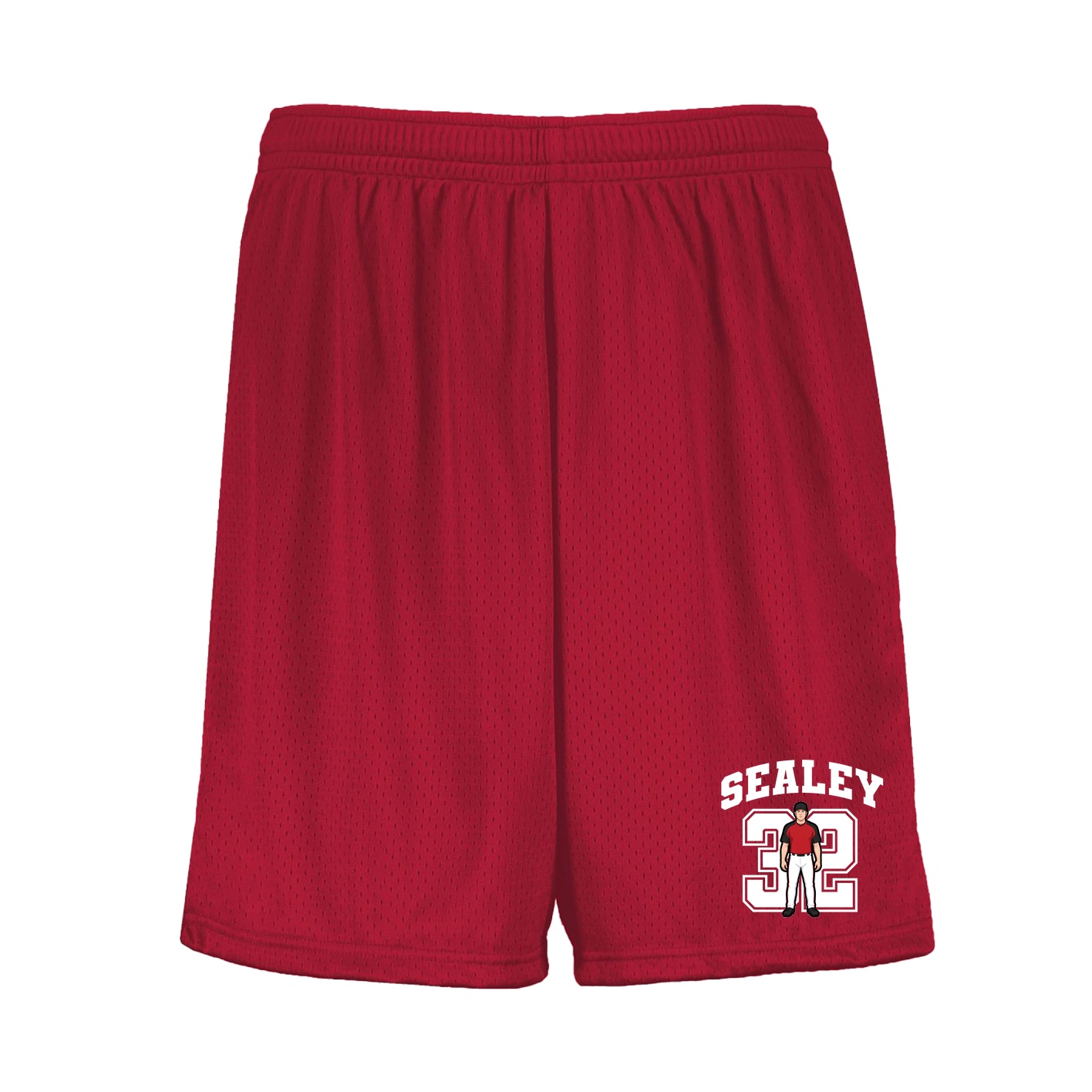 Shorts — Number in Red