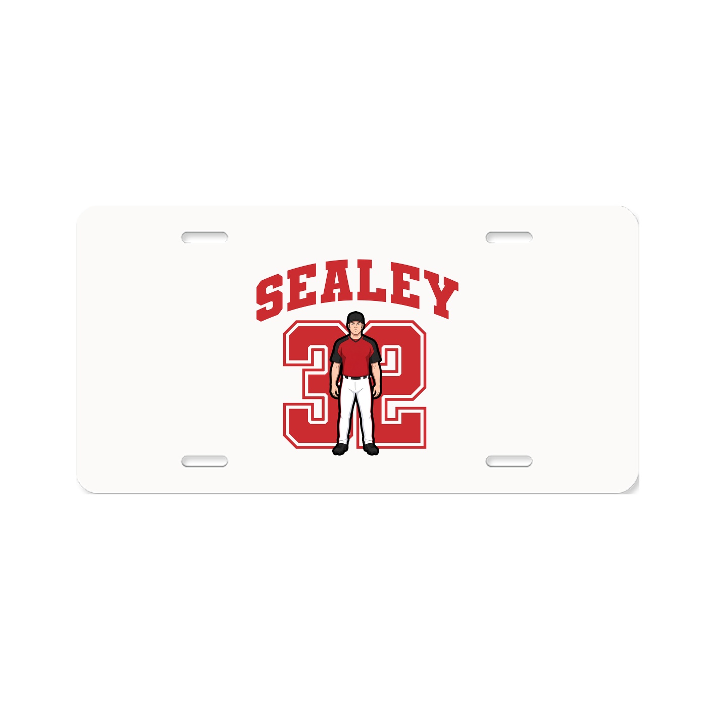 License Plate — Number in Classic