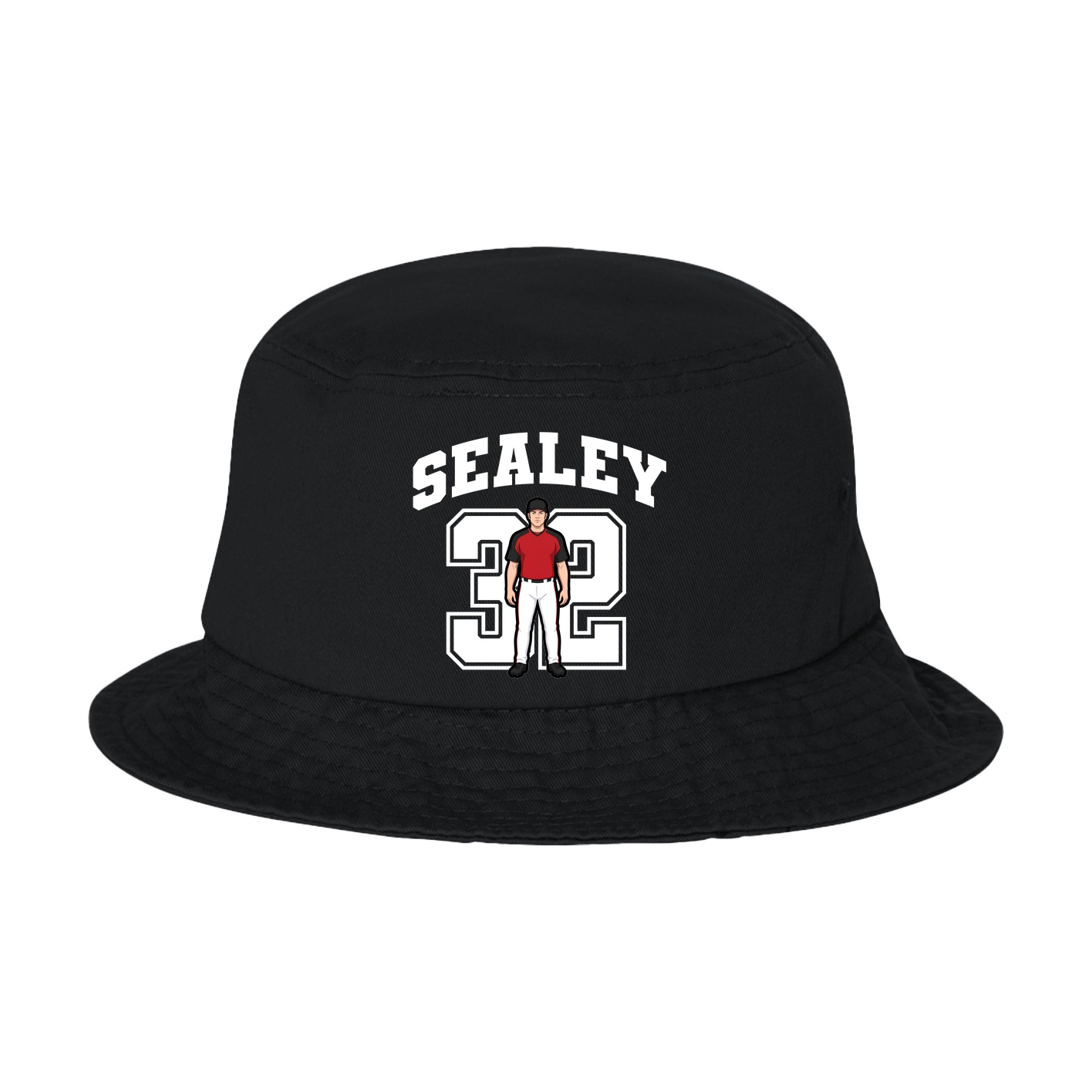 Bucket Cap — Number in Black