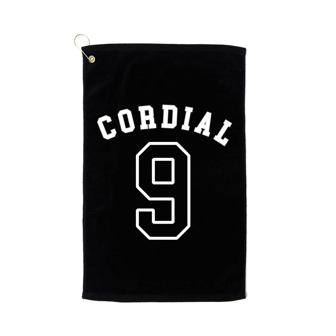 Golf Towel — Shirsey Arch in Black