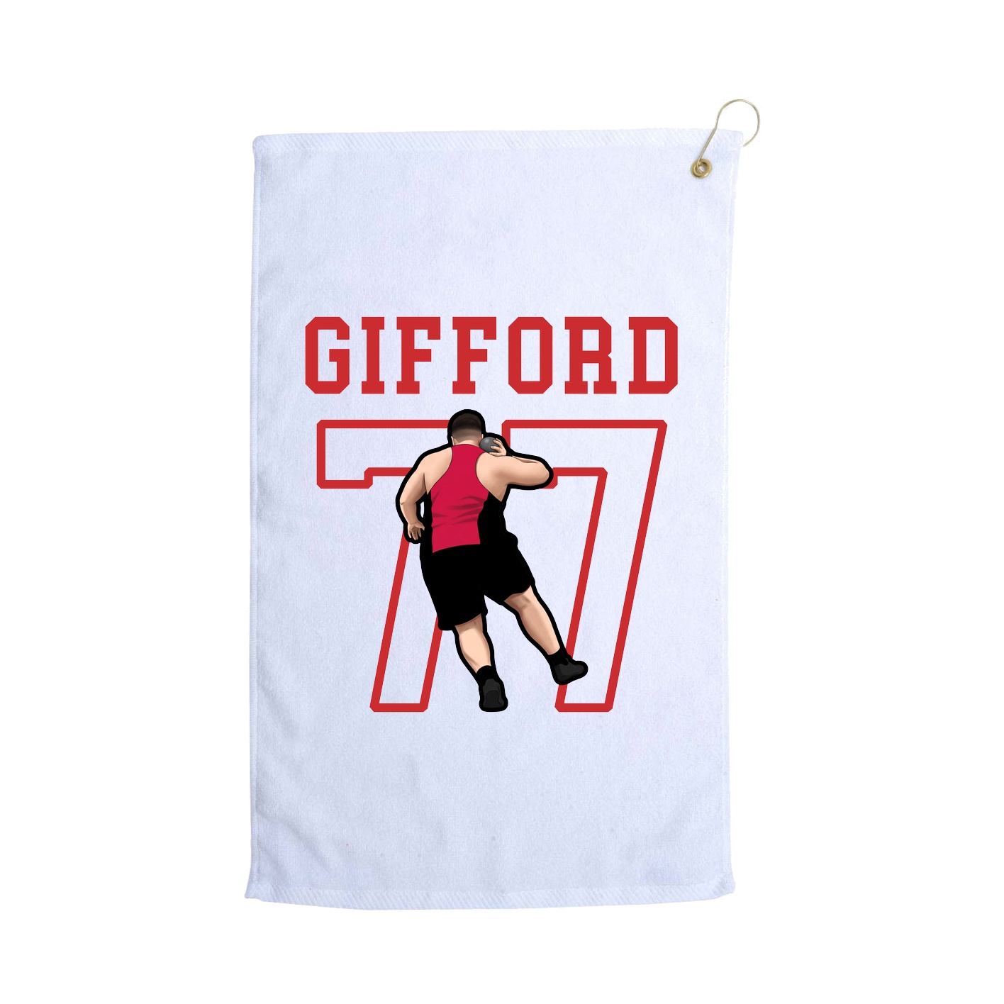 Golf Towel — Shirsey in White