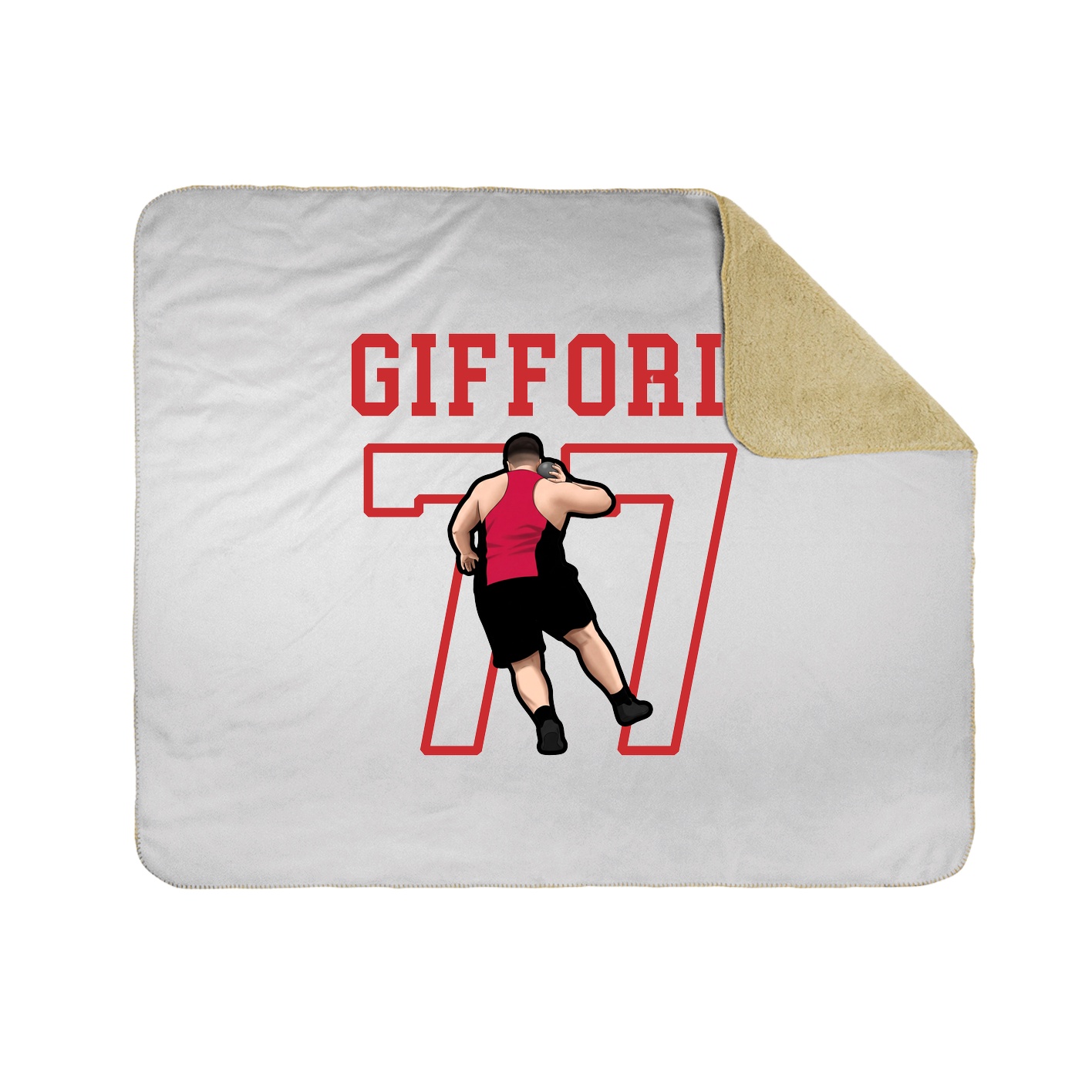 Throw Blanket — Shirsey in White