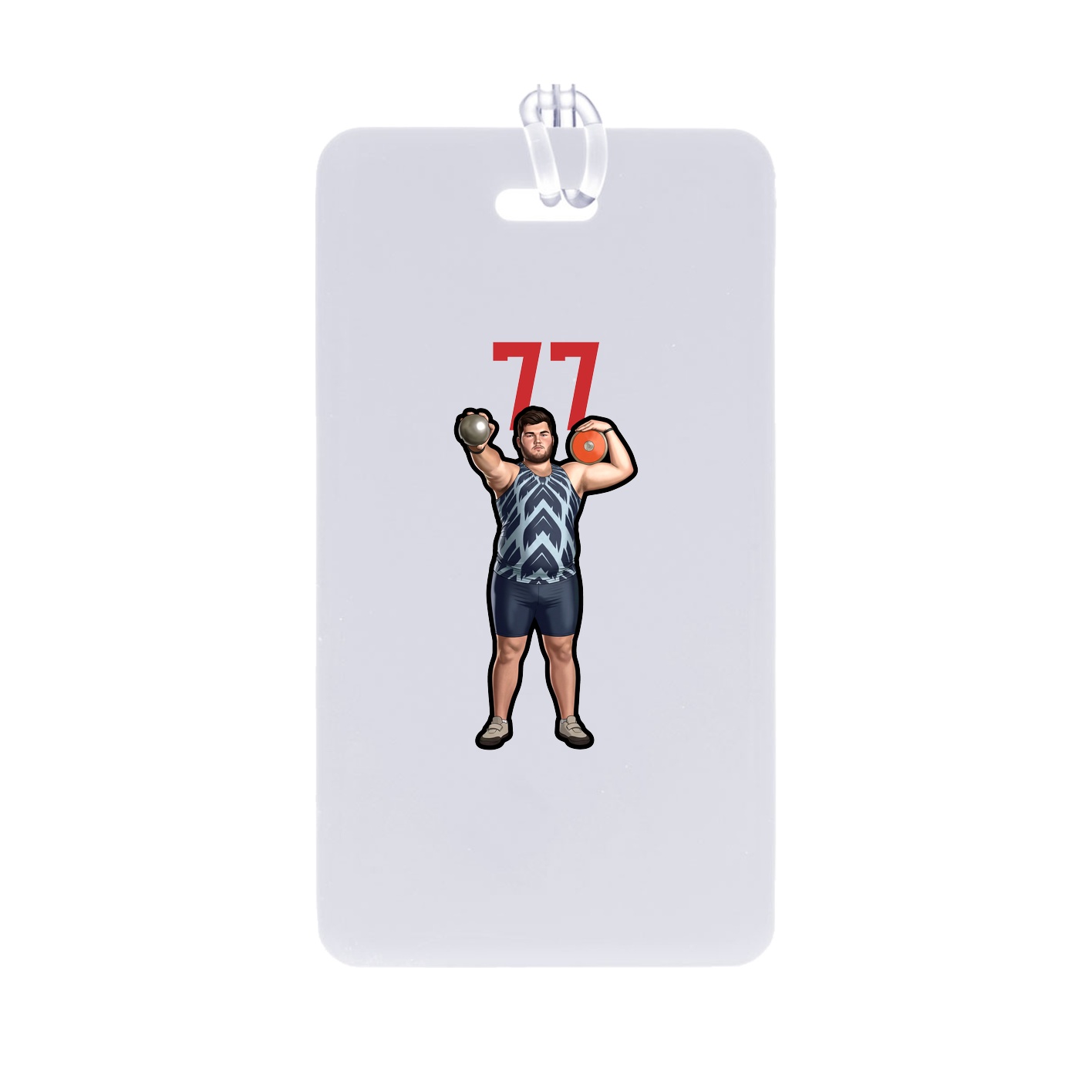 Bag Tag — Number Top in Classic