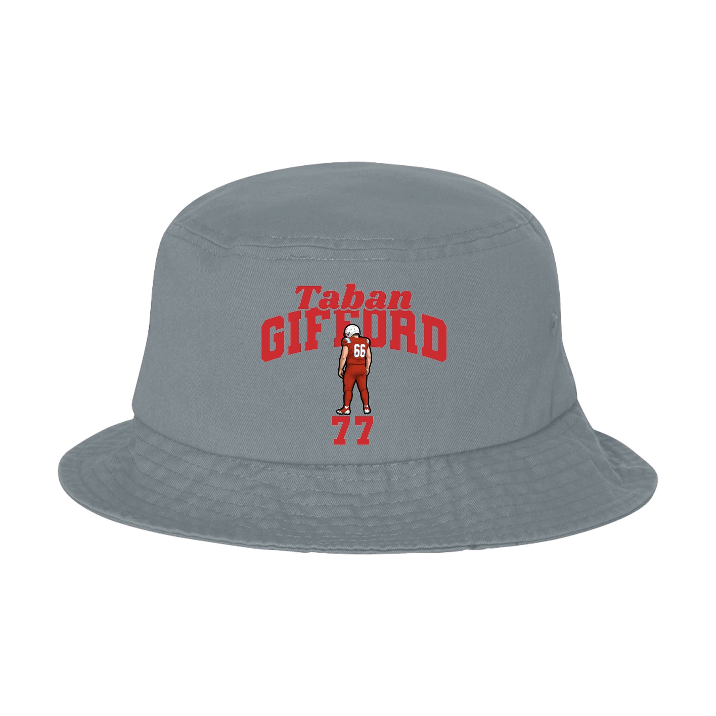 Bucket Cap — Signature Arch in Grey