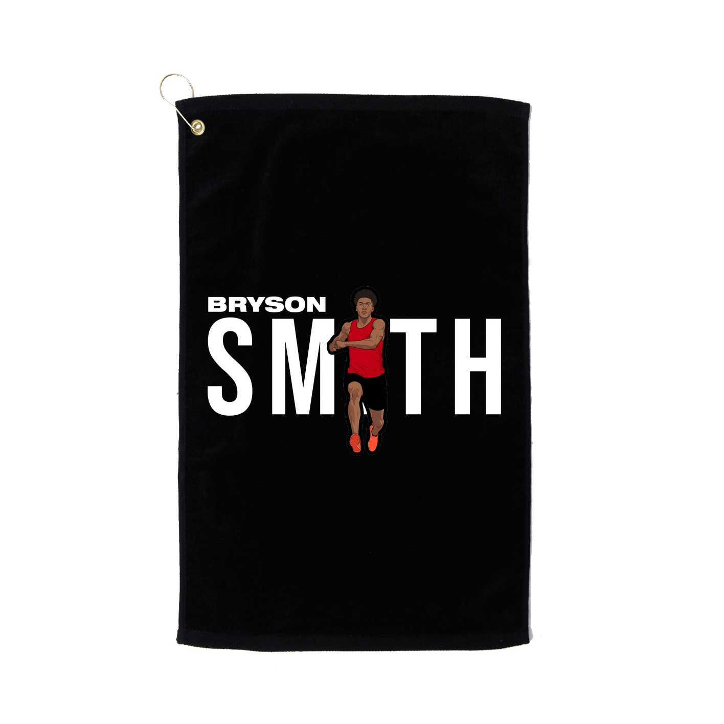 Golf Towel — Player Name in Black