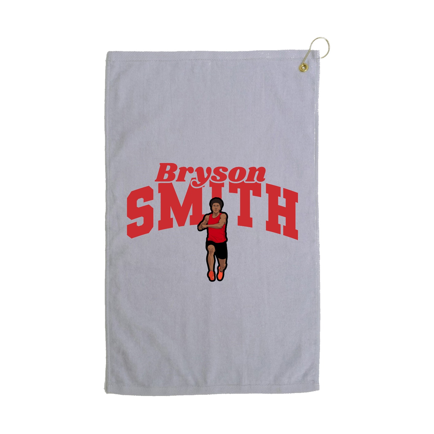 Golf Towel — Signature Arch in Grey