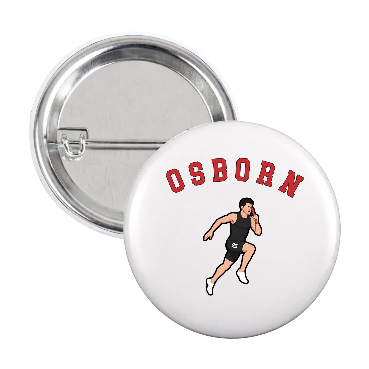 Game Day Button — Shirsey Arch in White