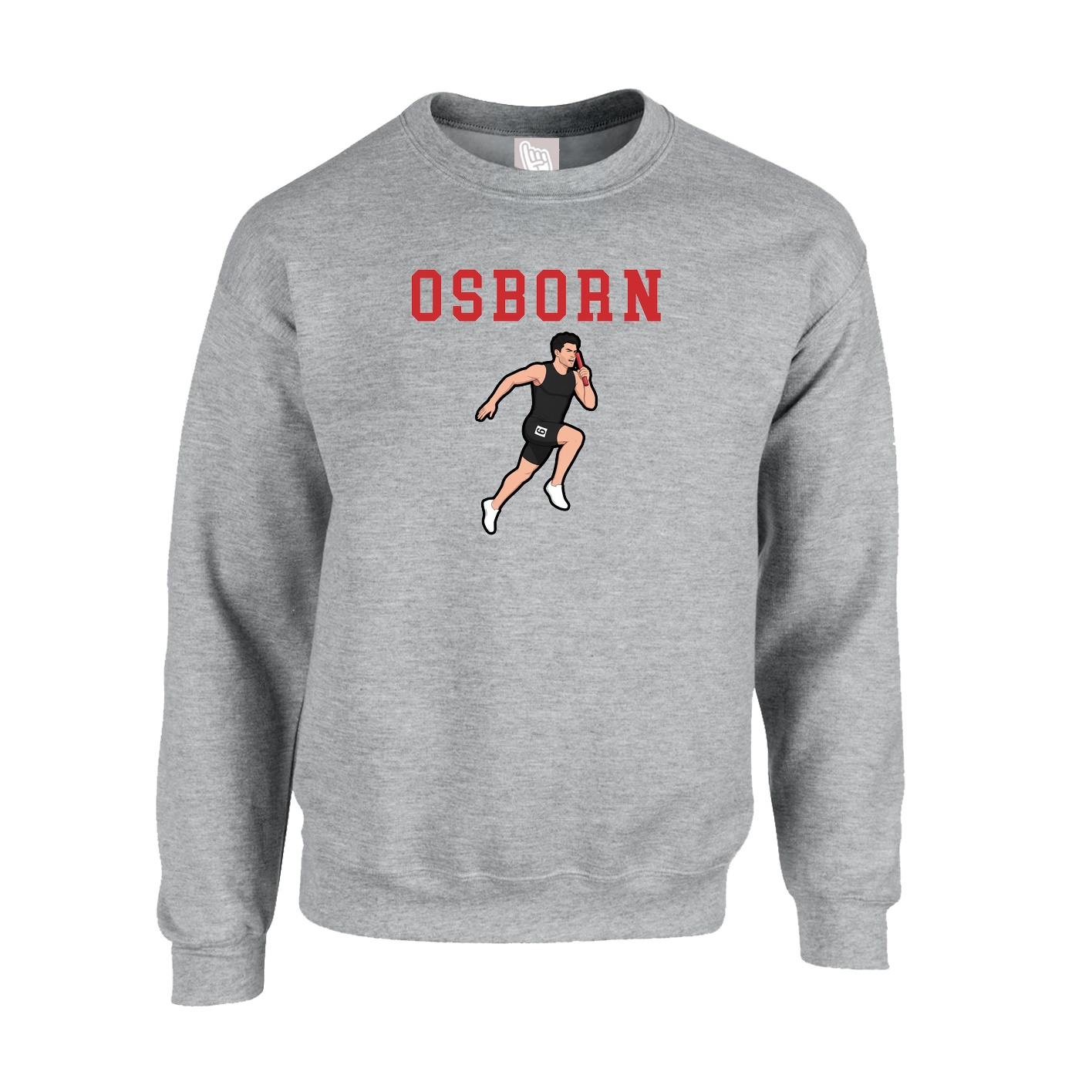 Fleece Crew — Shirsey in Grey