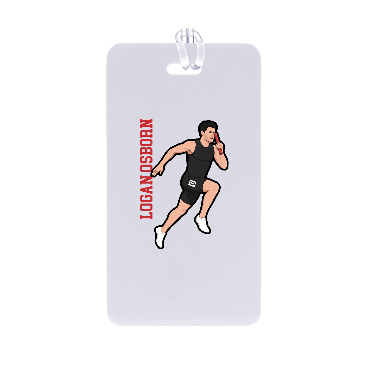 Bag Tag — Name Vertical in Classic
