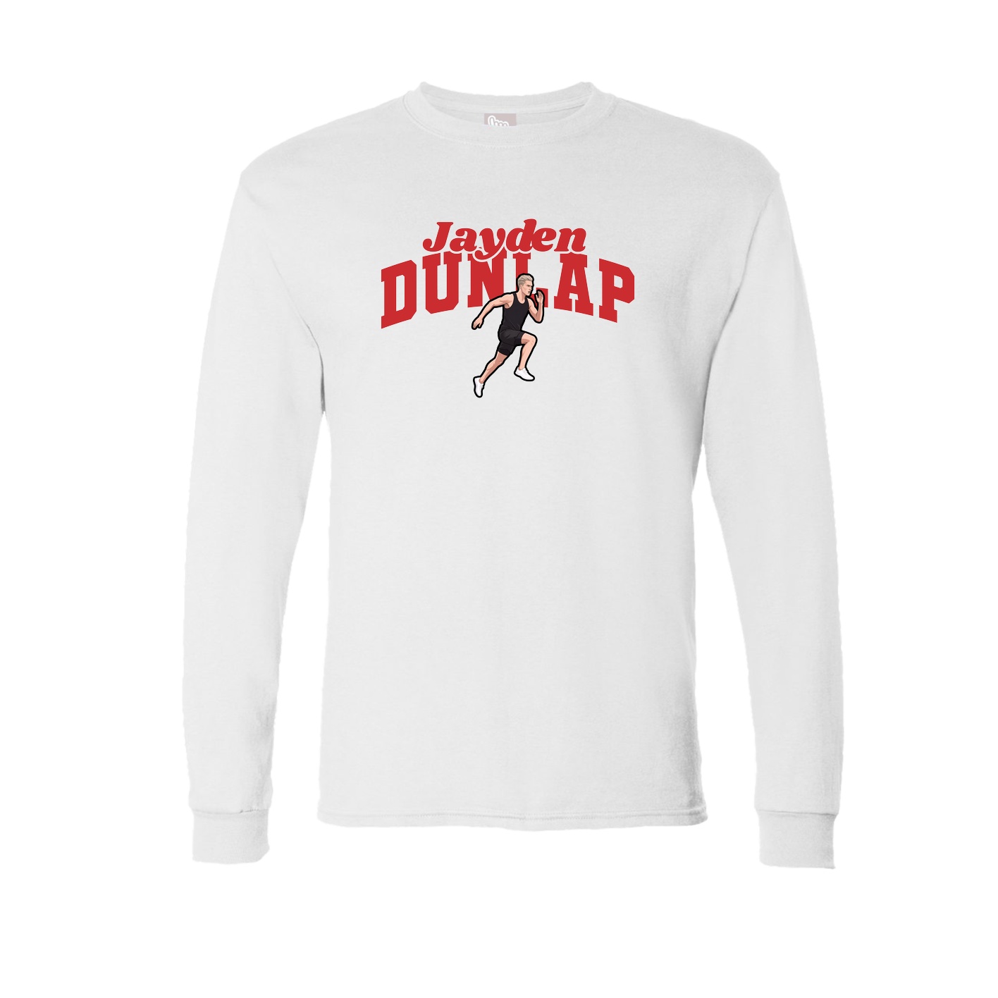 Long Sleeve Tee — Signature Arch in White