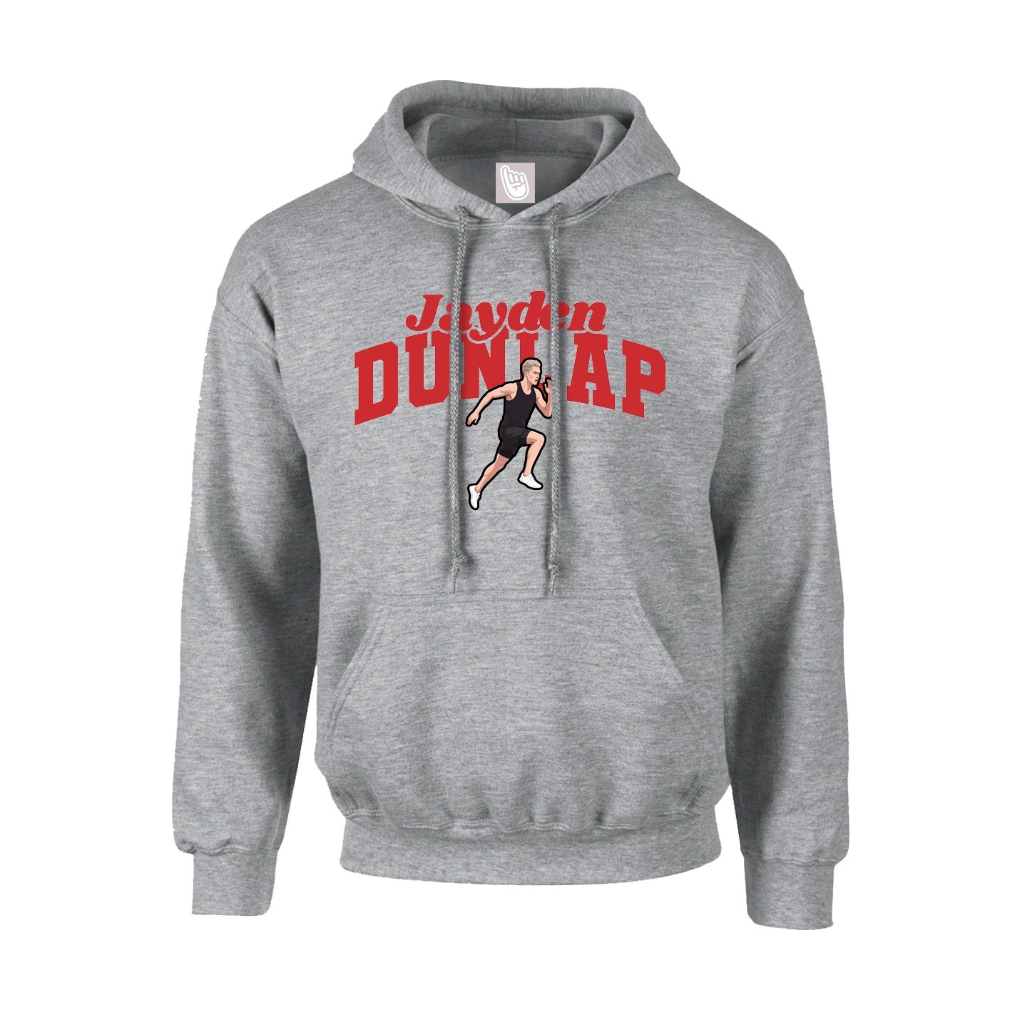 Hoodie — Signature Arch in Grey