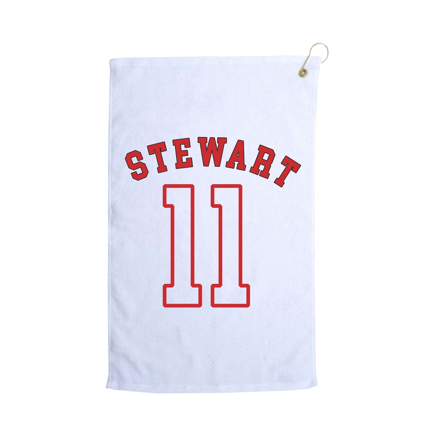 Golf Towel — Shirsey Arch in White
