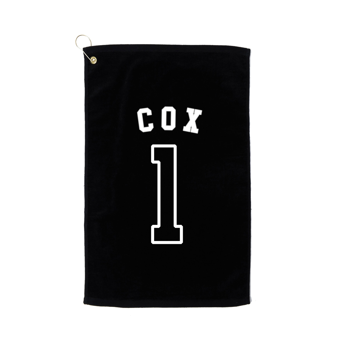 Golf Towel — Shirsey Arch in Black
