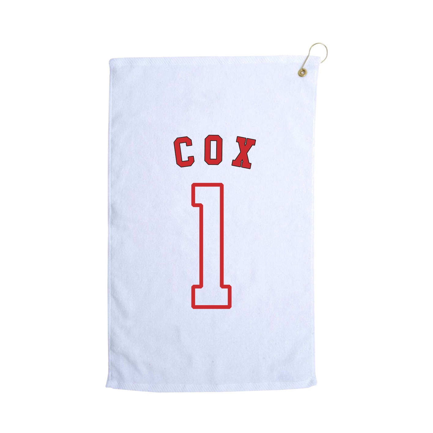 Golf Towel — Shirsey Arch in White