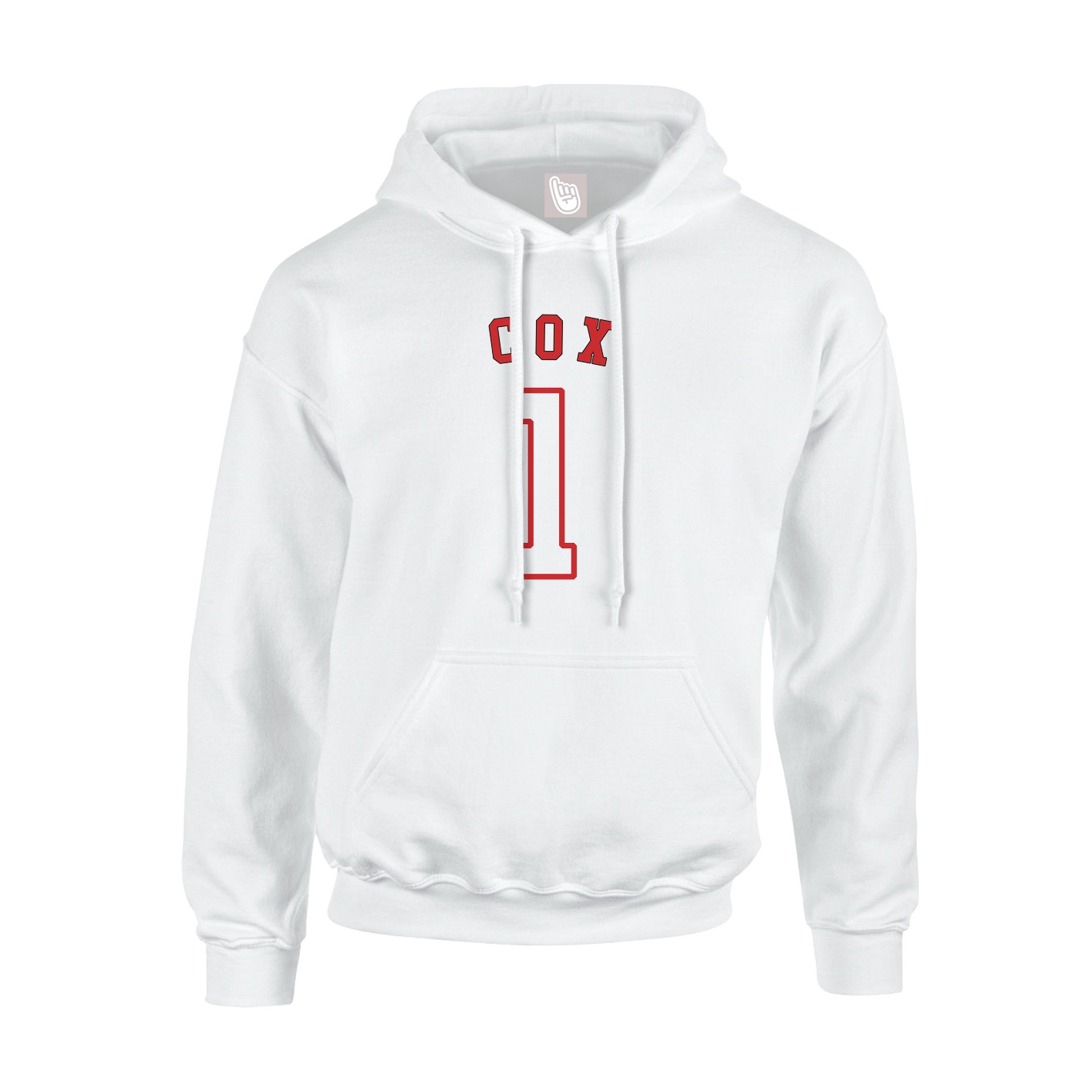 Hoodie — Shirsey Arch in White
