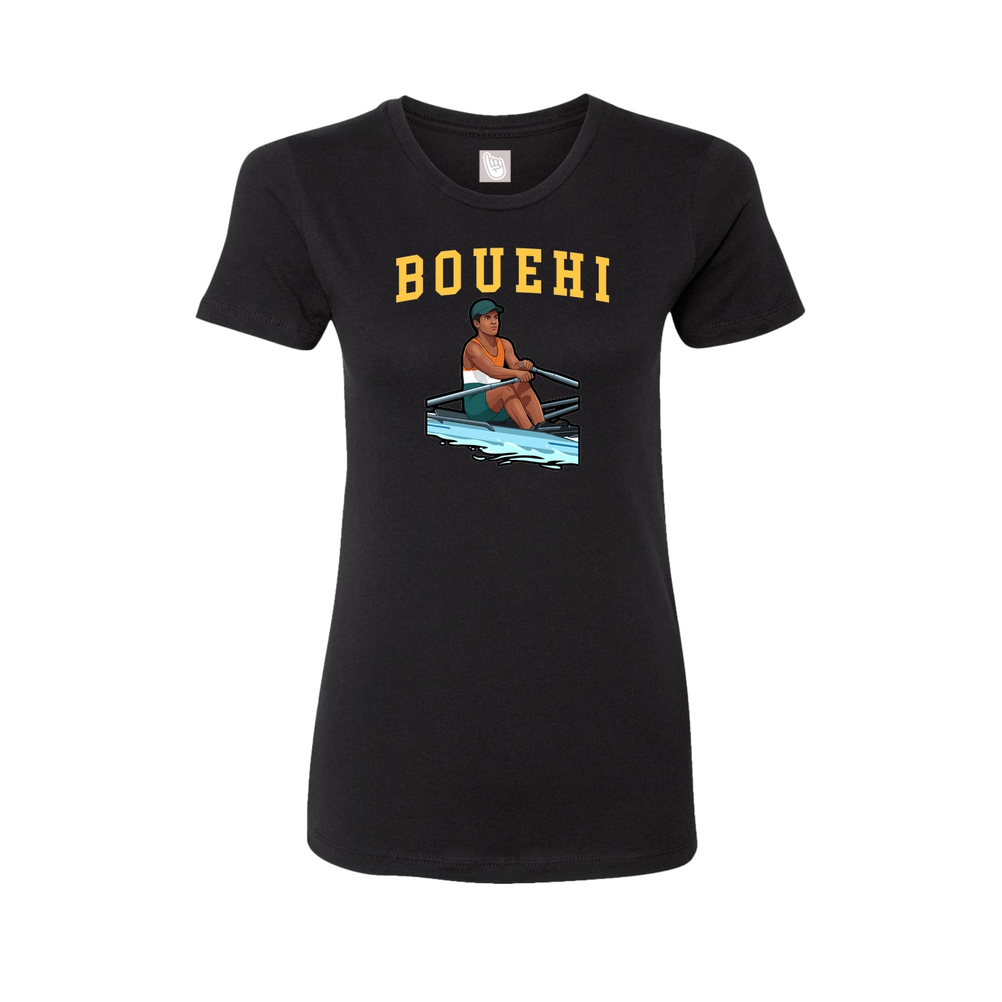 Fitted Women's Tee — Shirsey in Black