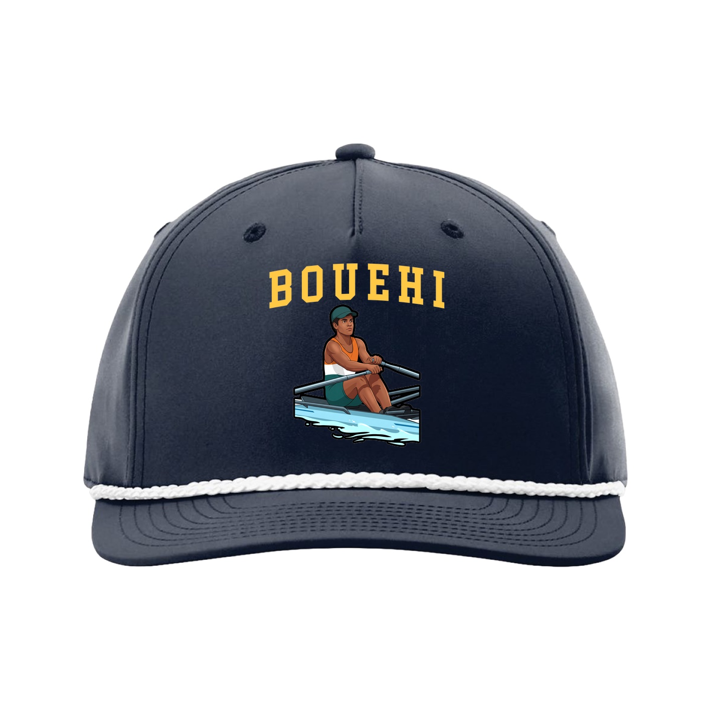 Five-Panel Classic Rope Cap — Shirsey in Navy