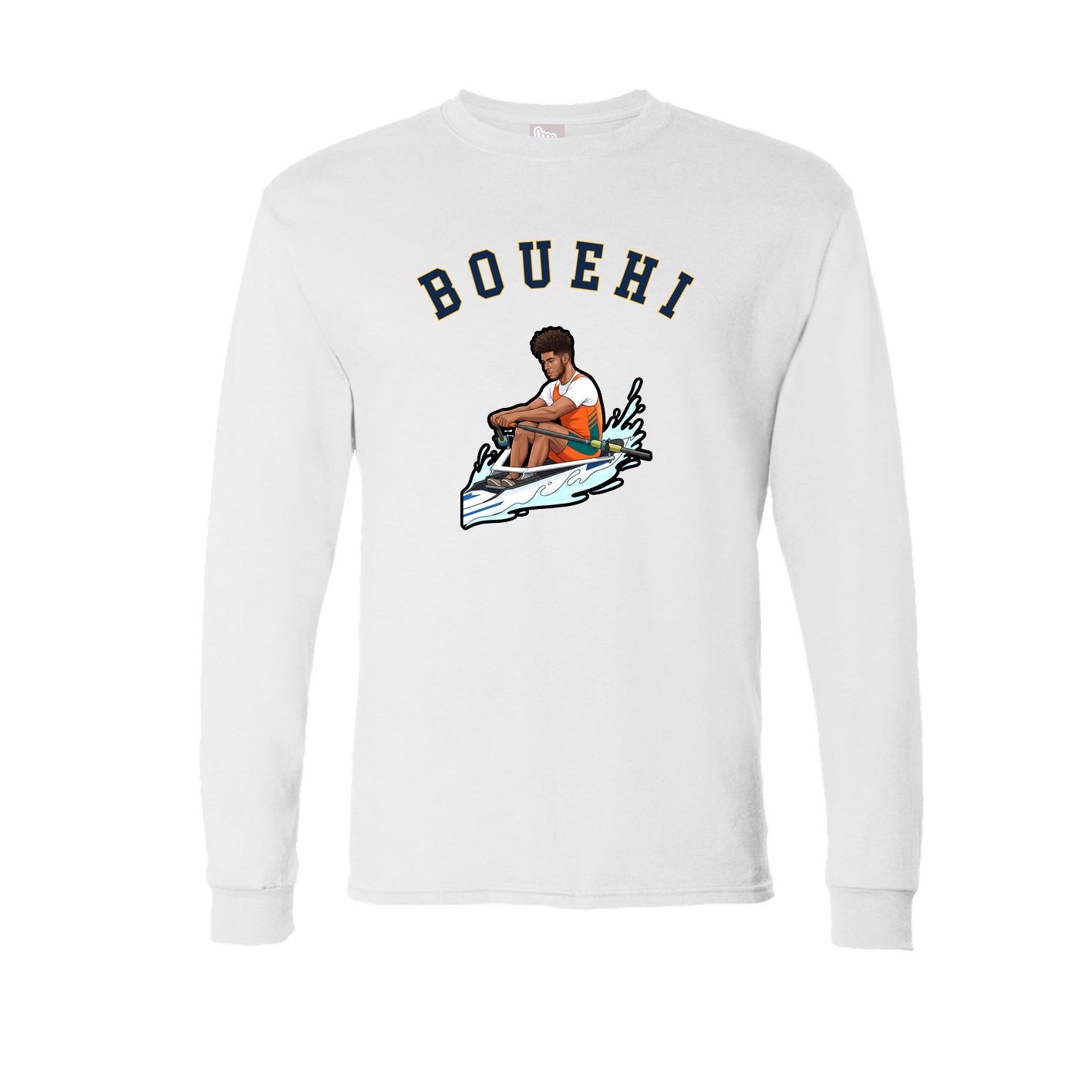 Long Sleeve Tee — Shirsey Arch in White