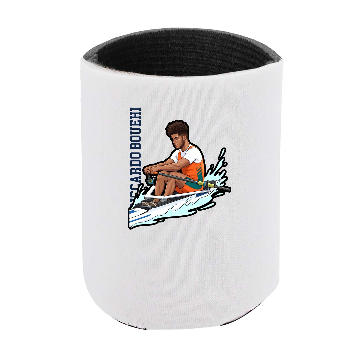 Can Holder — Name Vertical in White