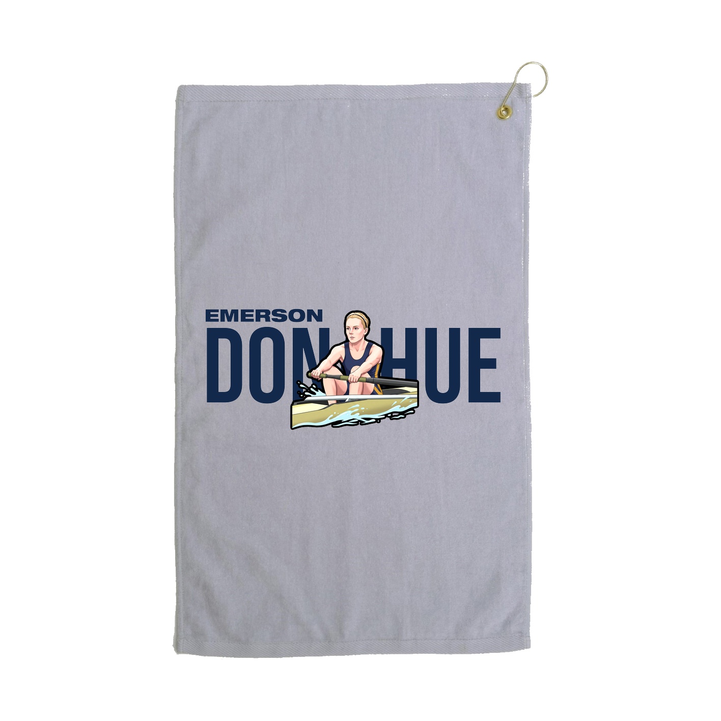 Golf Towel — Player Name in Grey