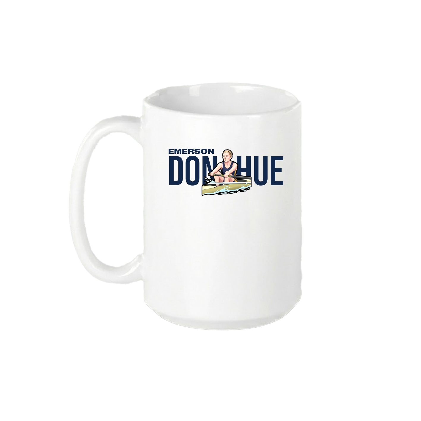 15oz Coffee Mug — Player Name in White