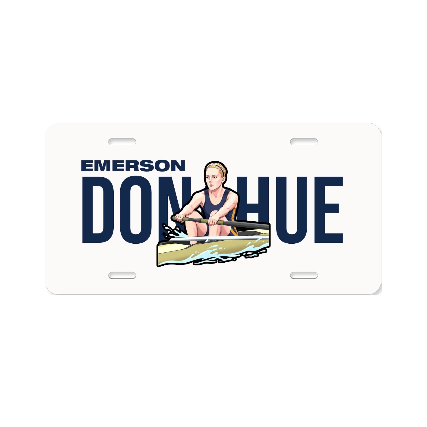 License Plate — Player Name in Classic