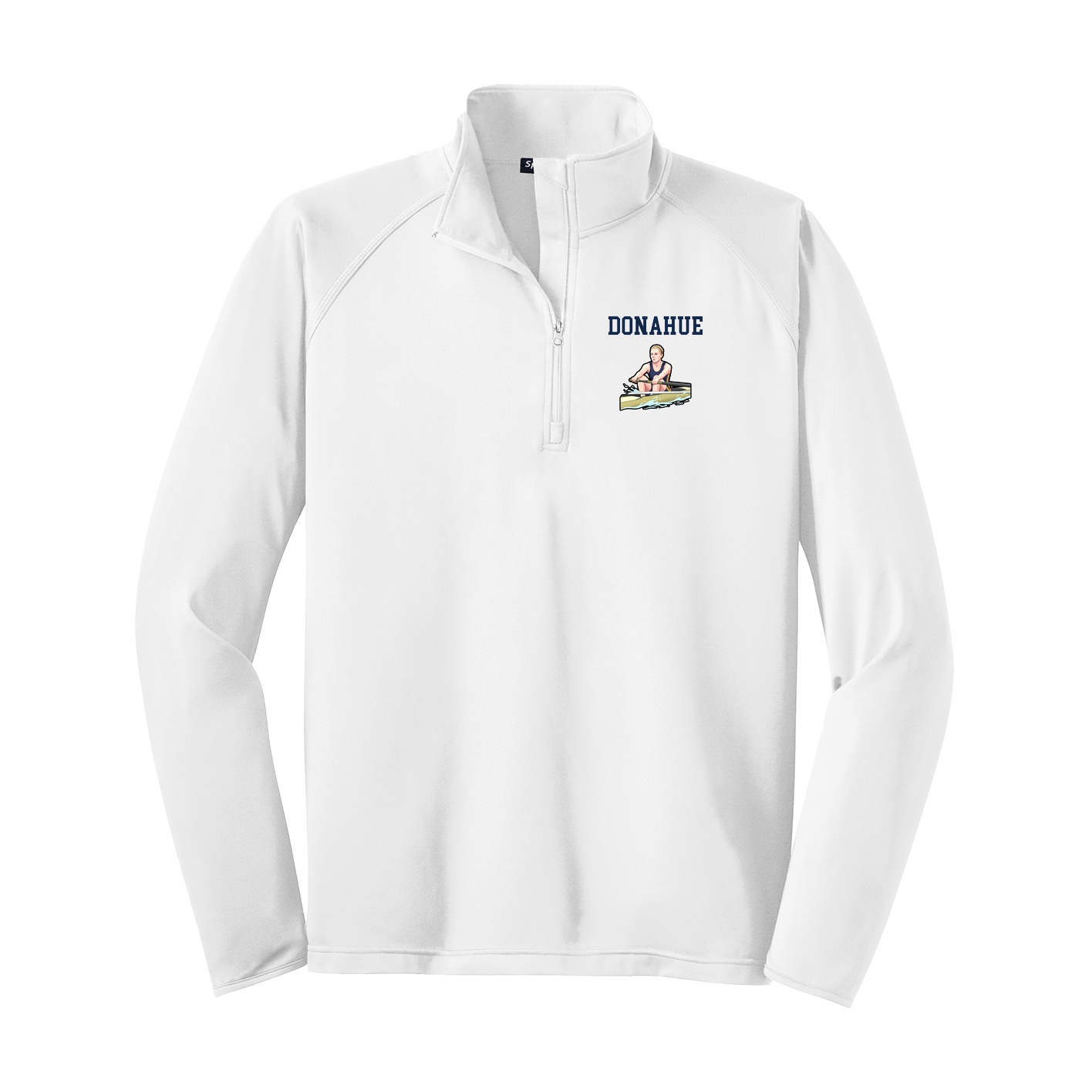 Q-Zip Pullover — Shirsey in White