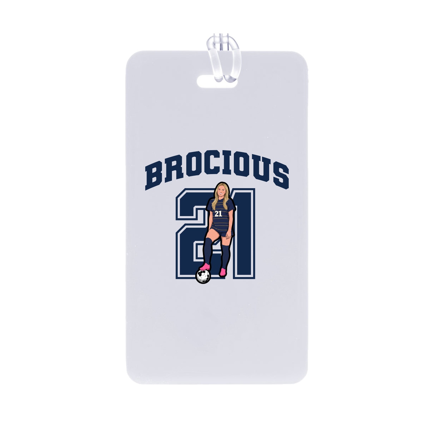 Bag Tag — Number in Classic