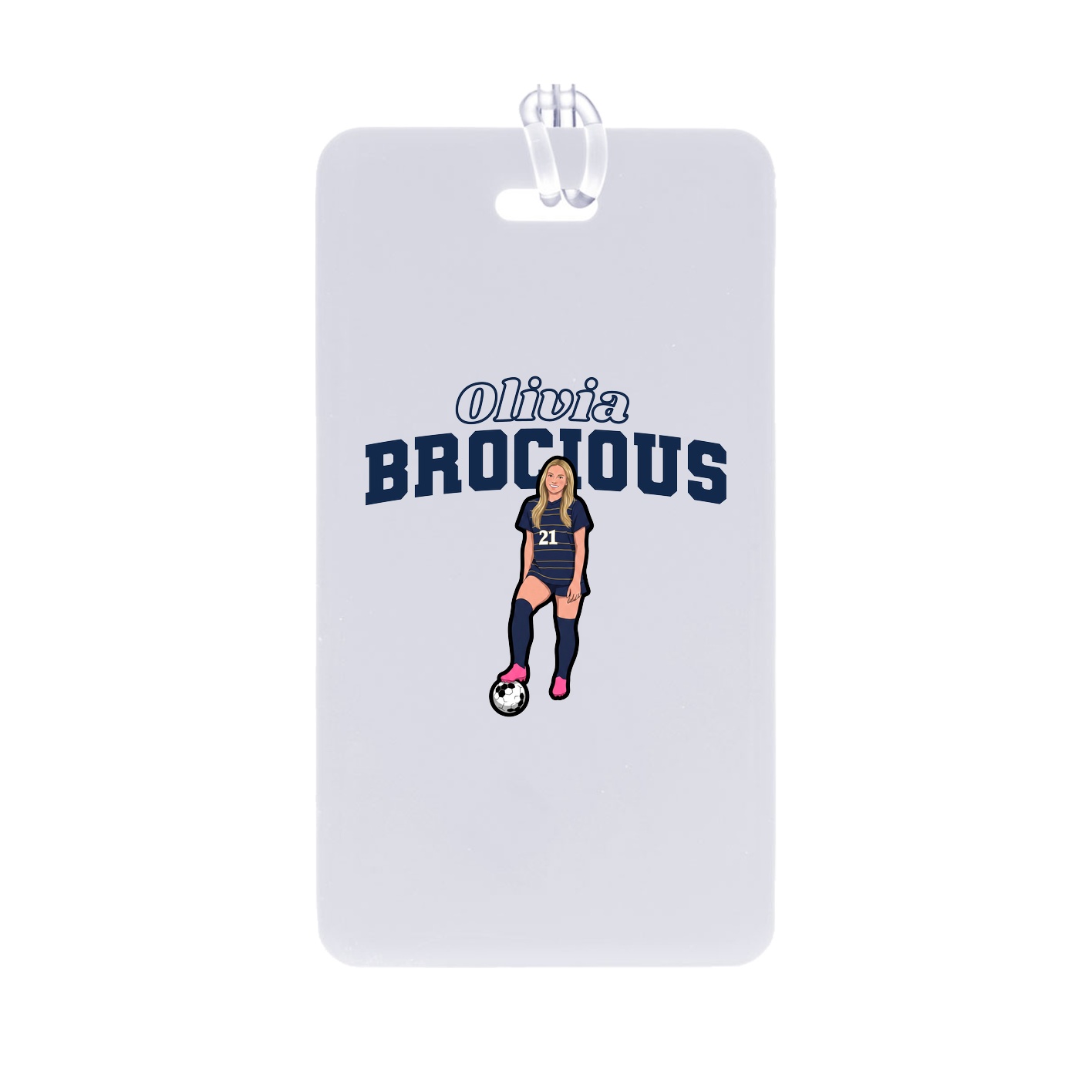 Bag Tag — Name Arch in Classic