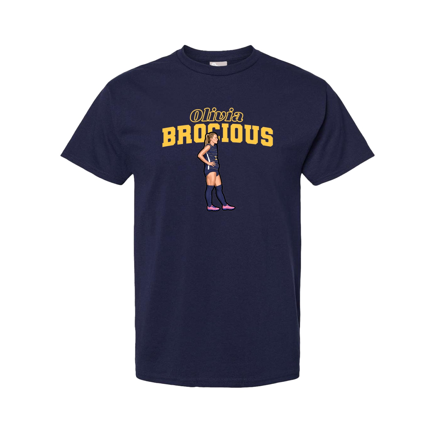 Tee — Name Arch in Navy
