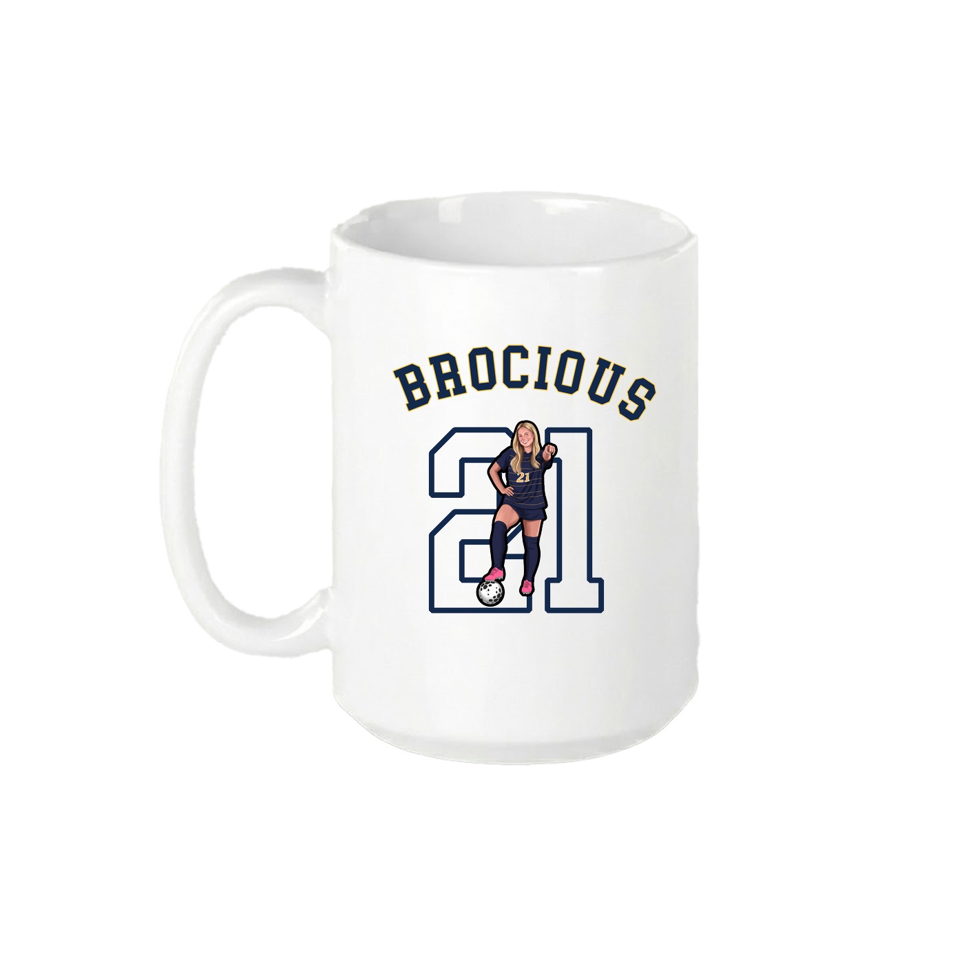 15oz Coffee Mug — Shirsey Arch in White