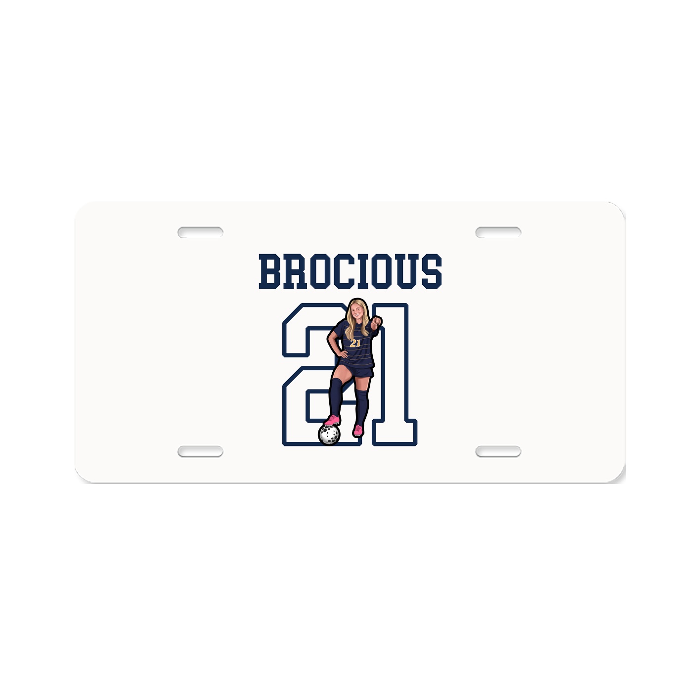 License Plate — Shirsey in Classic