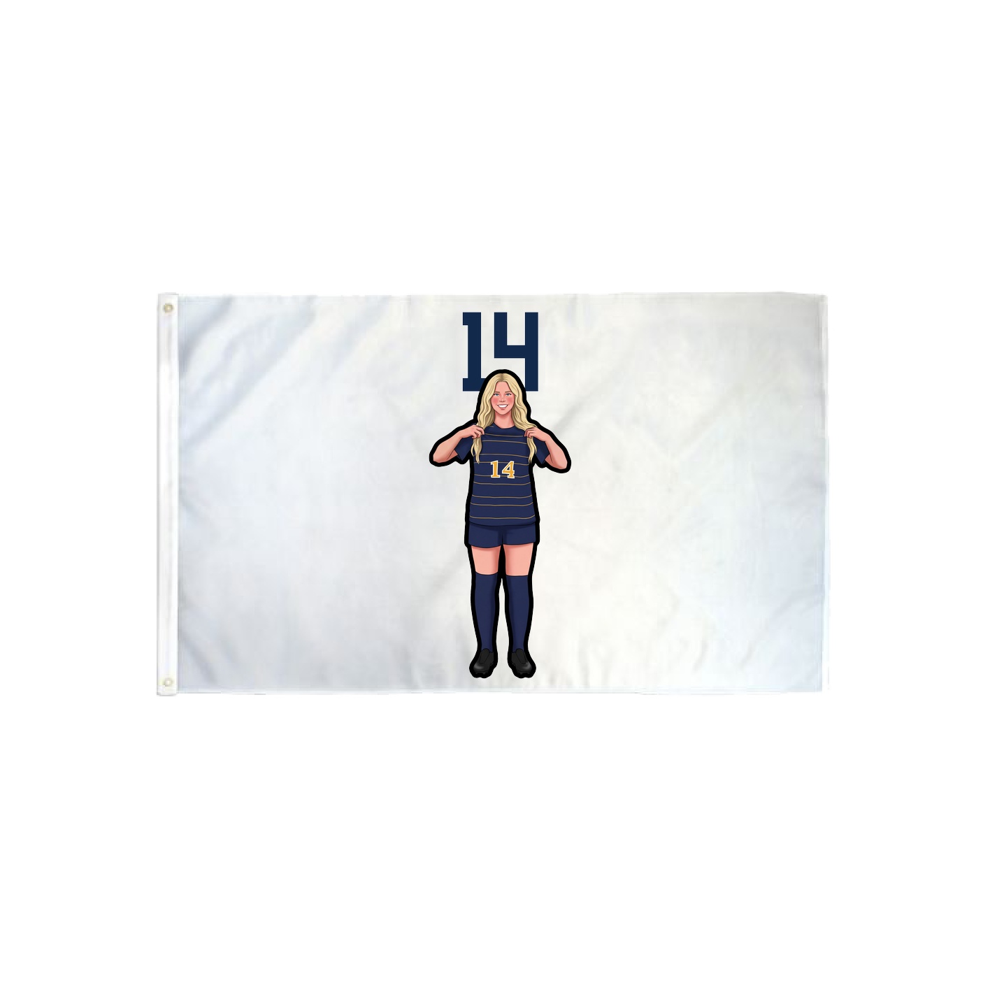 3x5 Flag — Number Top in Classic