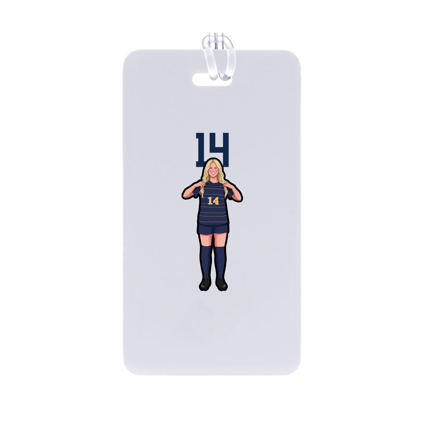 Bag Tag — Number Top in Classic