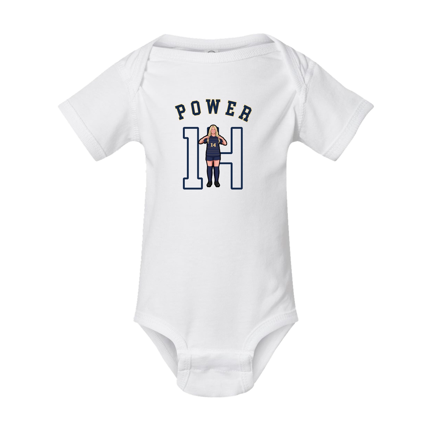 Baby Onesie — Shirsey Arch in White