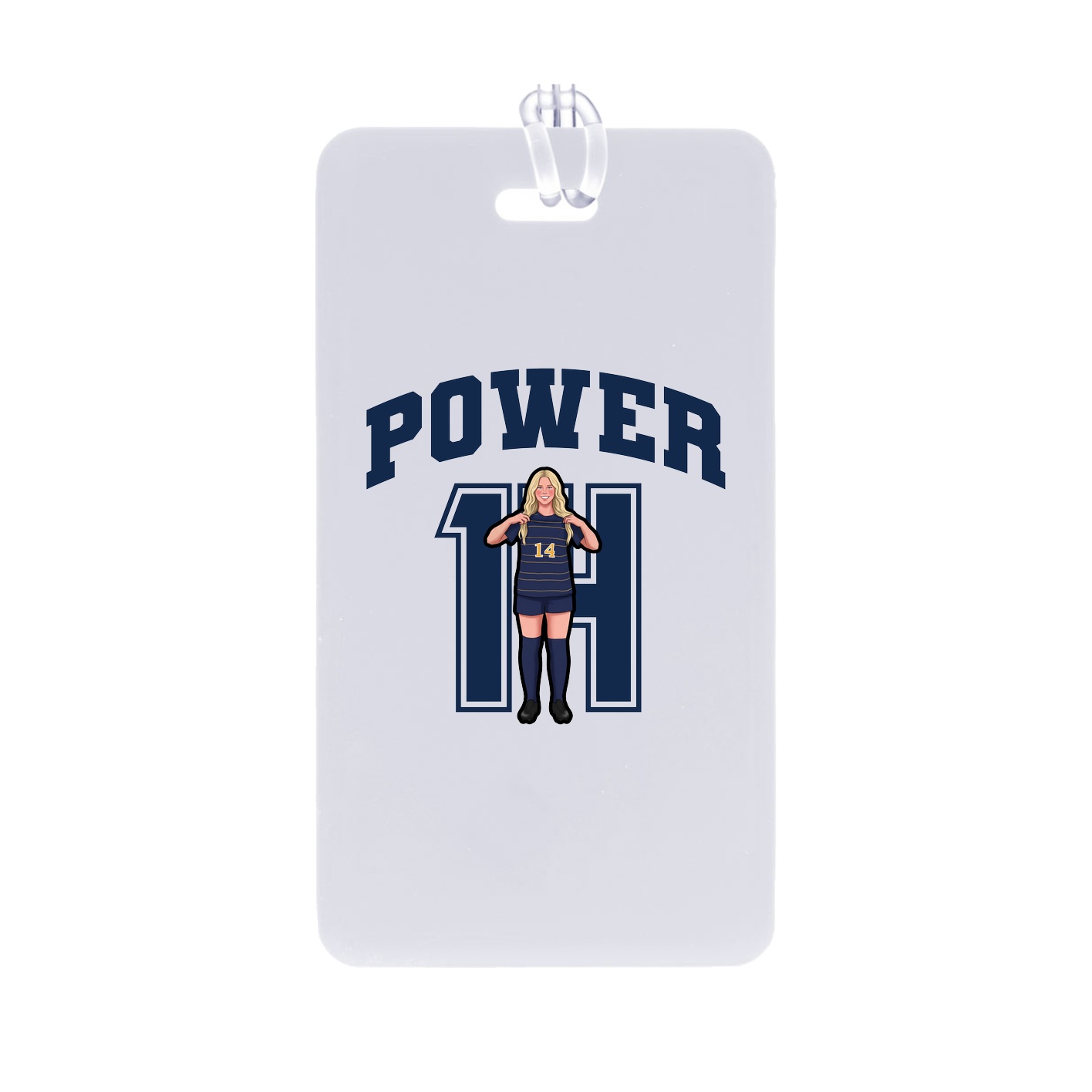 Bag Tag — Number in Classic