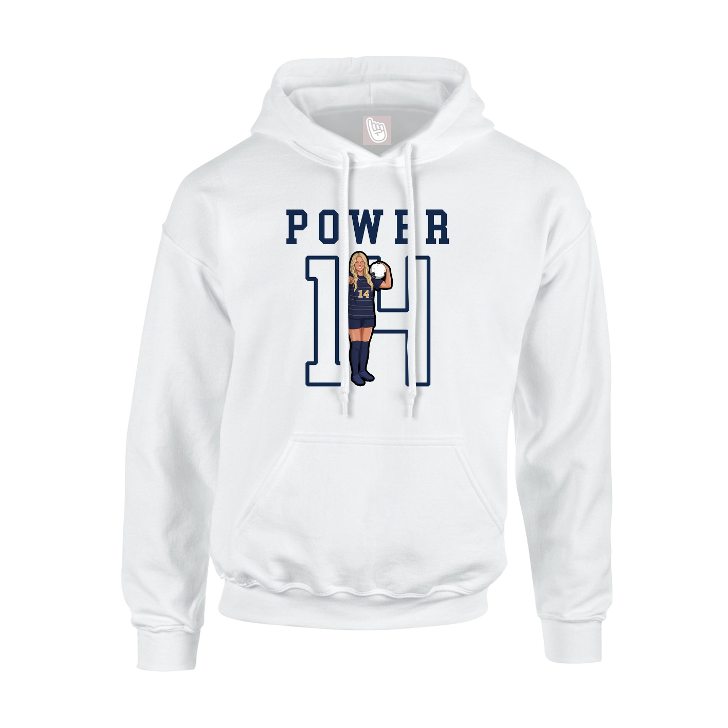 Youth Hoodie — Shirsey in White