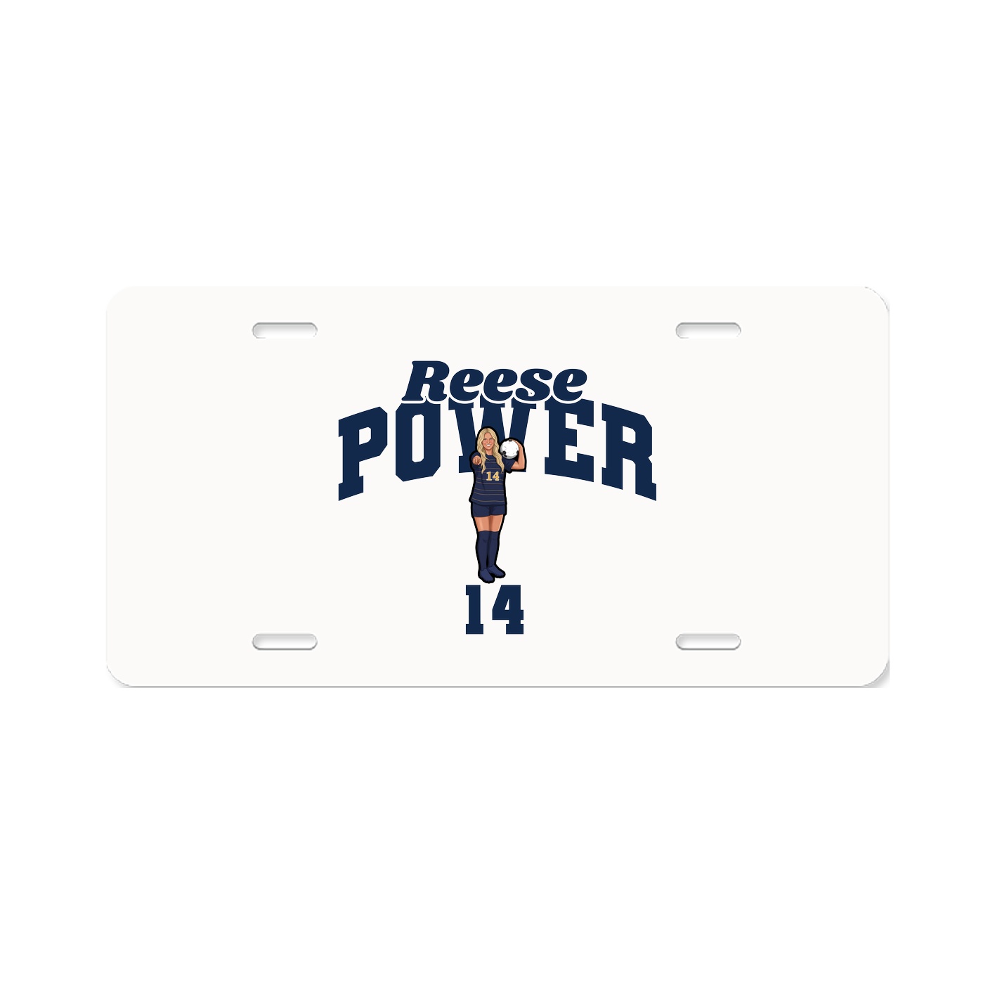 License Plate — Signature Arch in Classic