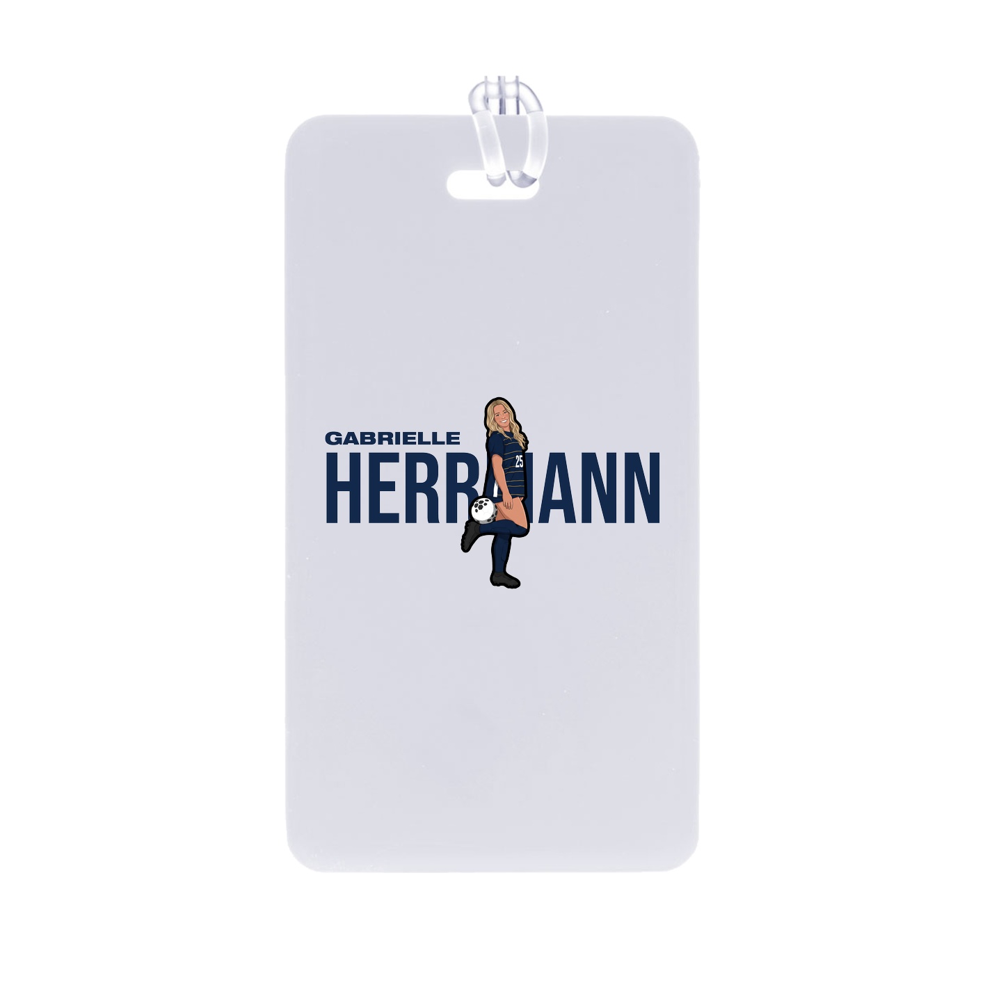Bag Tag — Player Name in Classic