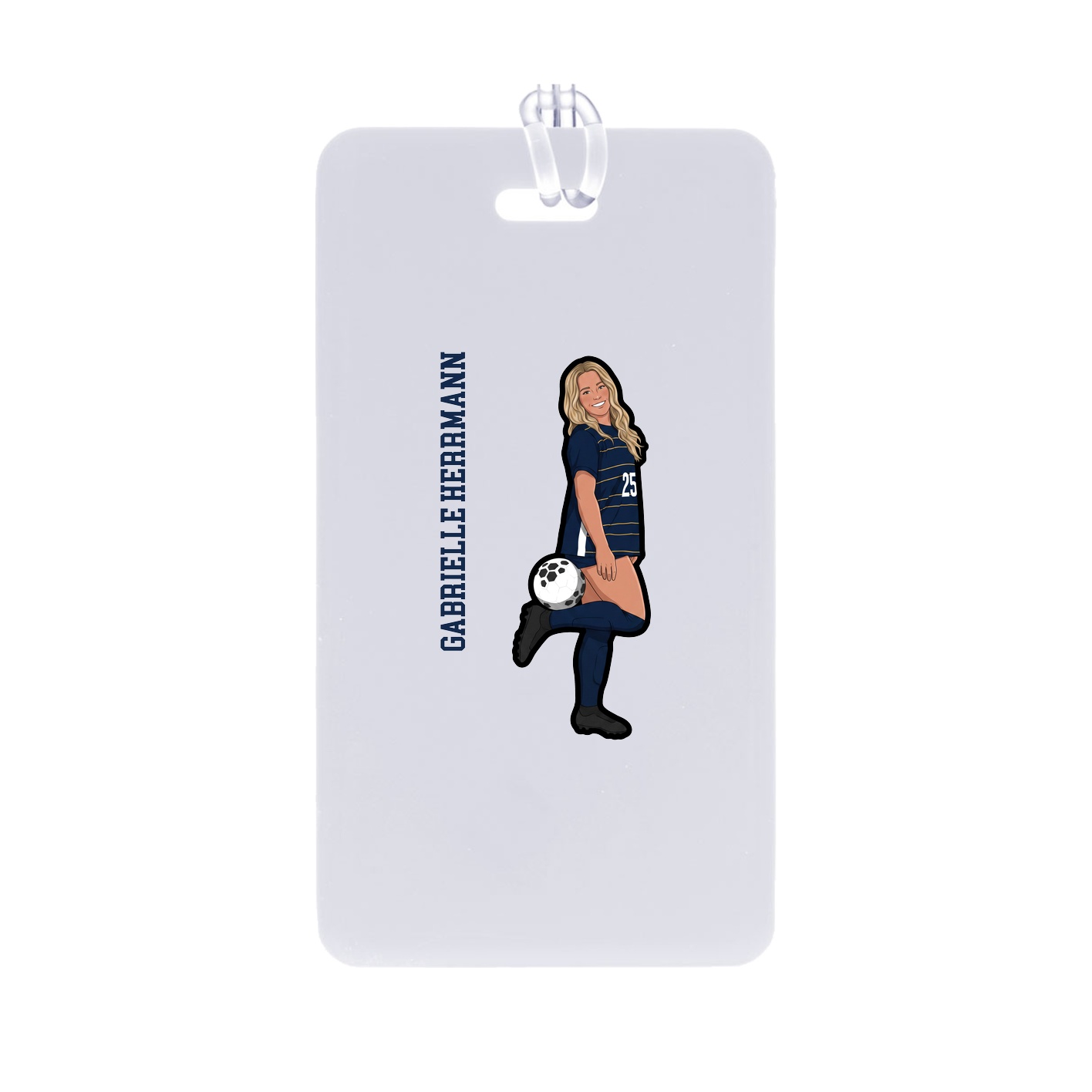 Bag Tag — Name Vertical in Classic