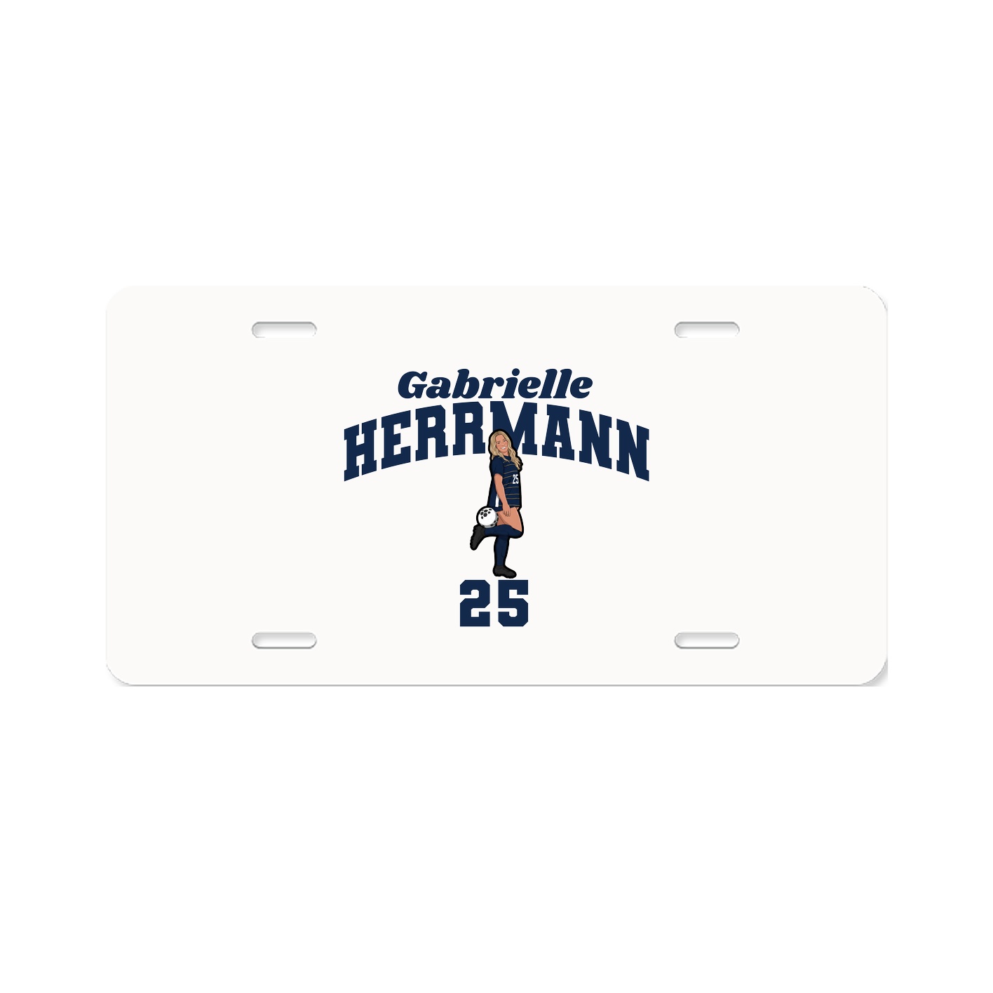 License Plate — Signature Arch in Classic