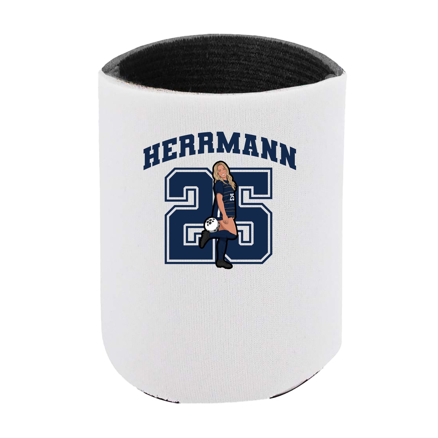 Can Holder — Number in White