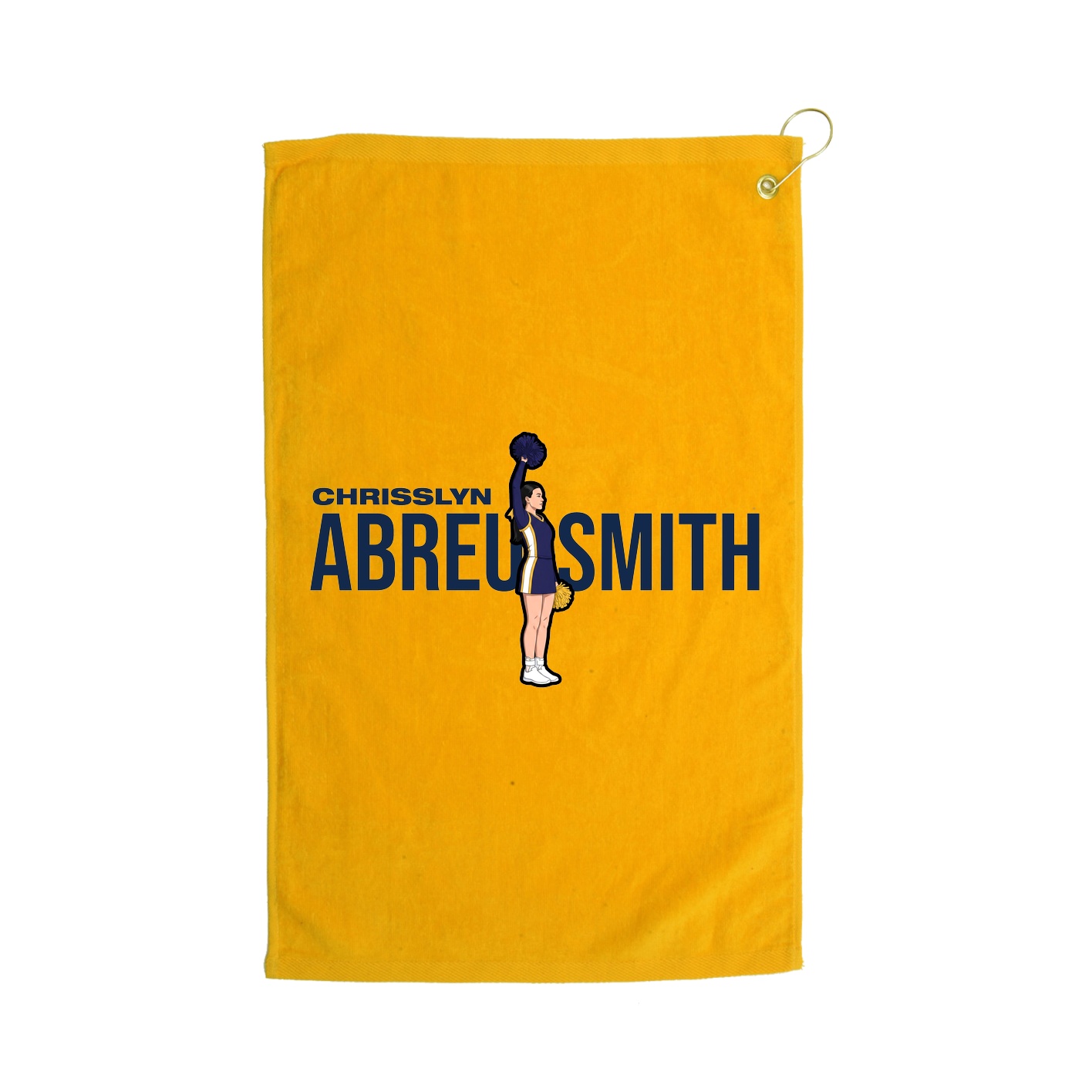 Golf Towel — Player Name in Gold