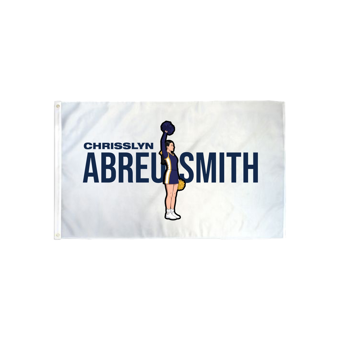 3x5 Flag — Player Name in Classic