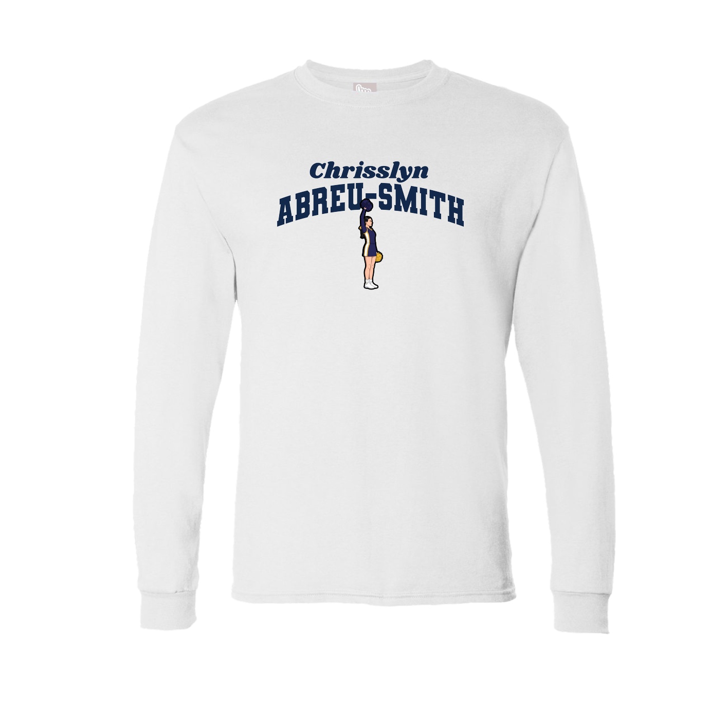 Long Sleeve Tee — Signature Arch in White